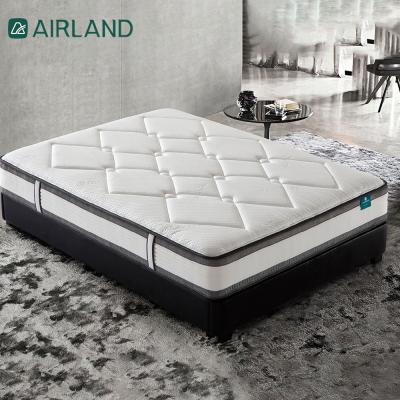 China Hot Selling Knitted Fabric High Density Gel Memory Foam Pocket Skin-friendly Korean Independent Spring Mattress for sale