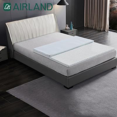 China Jacket: White Plain Knitted Fabric + 3# Zipper + White Bottom: White Pearl Fabric Foldable Baby 3-Folding Mattress Travel Crib Mattress for sale