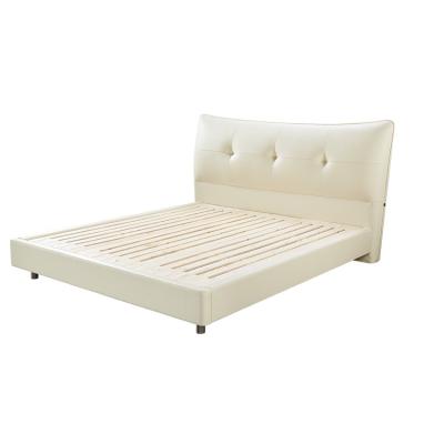 China (Other) Adjustable Luxury Italian King Size Bed, Royal Beige Style King Size Bedroom Furniture for sale