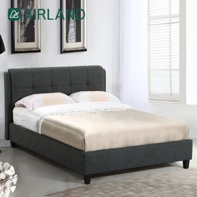 China Other Hot Selling Living Room Furniture Reasonable Price Bedroom Furniture Soft Fabric Bed Frame Large Double Bed for sale