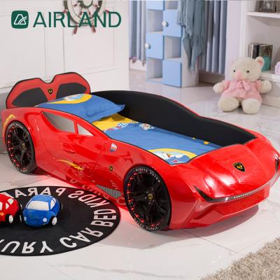 China (Other)Kids Adjustable Remote Control Racing Car Bed With High Back And Full Cushion Solid Wood Kids Bed for sale