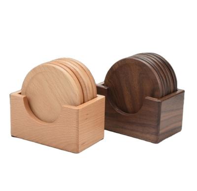 China Environmentally Customized Mini Pine Wood Pallet Beech Wooden Serving Tray Wooden Walnut Coaster for sale