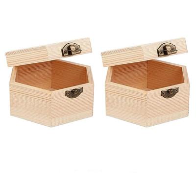 China China Factory Natural Wood Color Customized Size Customized Wood Packing Craft Wooden Box for sale