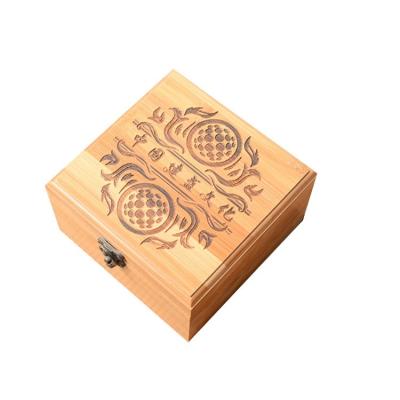 China China Sell Well Craft Wooden Box Shockproof Packaging Bamboo Wooden Jewelry Box for sale