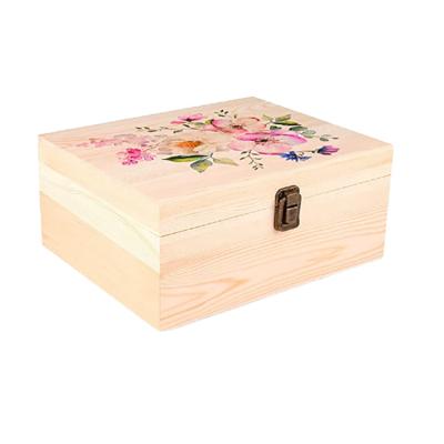 China China Business Gift Pine Customized Size Fancy Storage Essential Oil Box Boxes for sale