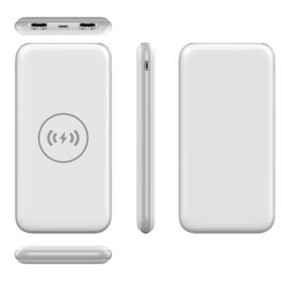 China Suction Design Wireless 8000 mAh Power Bank Radio with Dual USB Outputs Type-C Input for sale