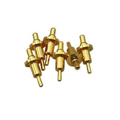 China Industrial equipment zero risk custom machined precision high quality professional brass components spare parts products electronic pogo pin for sale