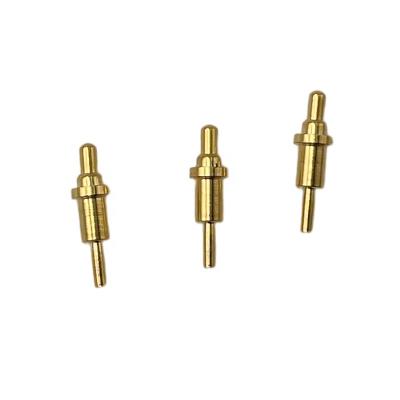 China Hot industrial equipment style high precision metal best custom gold plated printing brass servicing part cheap price pogo pin connector for sale