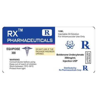 China RX Brand EQ300 Waterproof Labels Sticker for sale