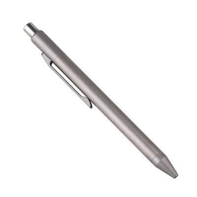 China Normal Titanium Pen Pocket Slim High Tech Hotel Signature Pens 0.5mm Titanium Metal Pen for sale