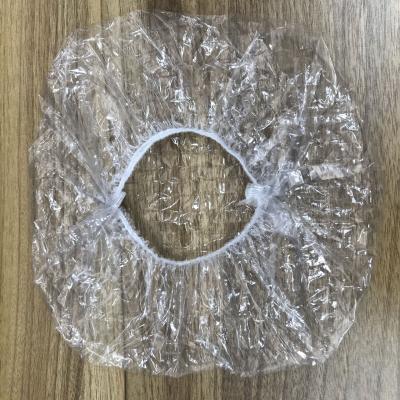 China Stocked High Quality Cheap Waterproof Hotel Shower Hats Disposable Shower Caps for sale