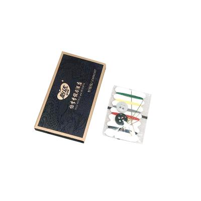 China Supplier Convenient Cheap Hotel Mini Travel Sewing Kit Box with Thread and Needles for sale