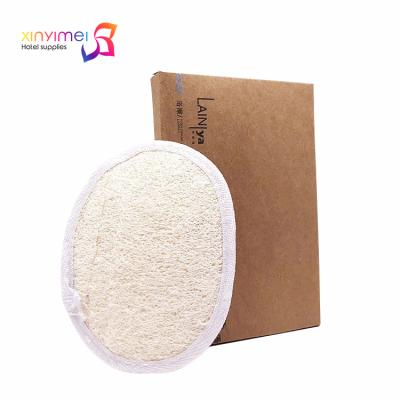 China High Quality 100% Natural Body Scrubber Glove All Natural Loofah Body Narrow Sponge for sale