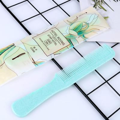 China Personalized Customized Logo Eco-friendly Disposable Plastic Mini Hotel Comb For Hotel for sale