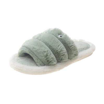 China 2021 fashion trend style new autumn animal-shaped winter slippers wool indoor warm slippers for women for sale