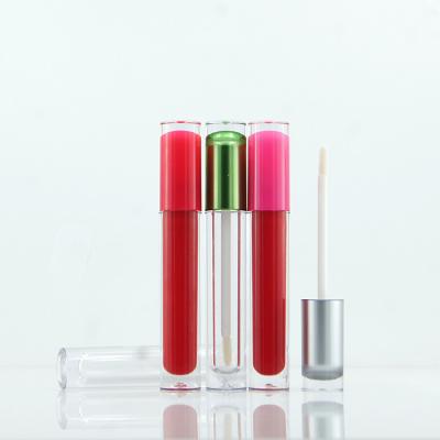 China Hot Selling Cosmetics Lip Gloss Stock Ready To Ship 5ml Empty Mini Color Lid Lip Gloss Tube Beautiful With Applicator for sale