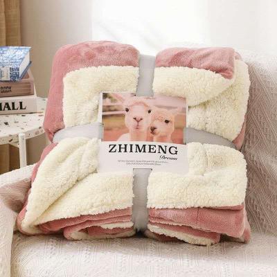 China Factory Supplier Magnetic Fleece Sherpa Blanket With Custom Graphics for sale