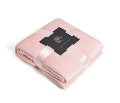 China Wholesale Solid Color Magnetic Cheap Flannel Summer Blanket /Blanket Soft Soft for sale