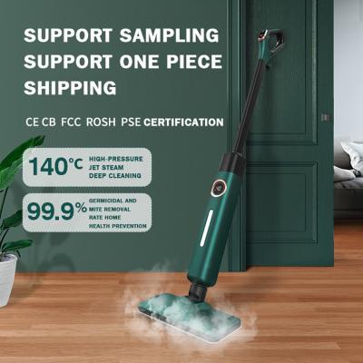 China 32cm Widened Mop Head High Temperature Steam Mop Cleaner 140 Degrees Intelligent Temperature Control Steam Mop Floor Cleaners for sale