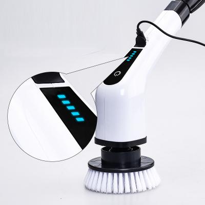 China Sustainable Manufacturer OEM ODM Handheld Flooring Scrubber Li-ion Electric Spin Scrubber Cleaning Brush for sale