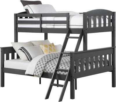 China Modern Workmanship Sturdy Wooden Bed with Detachable Kids Teens Teens Ladder Bedroom Adult Beds Doubles Frame Furniture Bunk Bed for sale