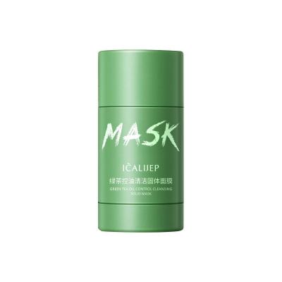 China Green Tea Mud Mask Oil Control Anti Acne Eggplant Deep Cleansing Solid Masks Purifying Care Clay Stick Mask Moisturizing Skin for sale