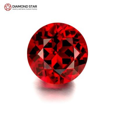 China High Quality Blood Red Loose Stone Lab Developed Ruby AGL Color Ruby 5A Certified Lab Ruby 5A Gemstone Pigeon Jewelry Gem Or Fire GRS for sale