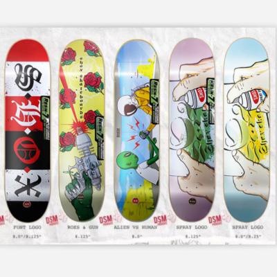 China Youth Skateboard Canadian Maple Wood Professional Cruiser Fish Skate Board Deck Complete Pro High Quality Aluminum Graphics Boards for sale