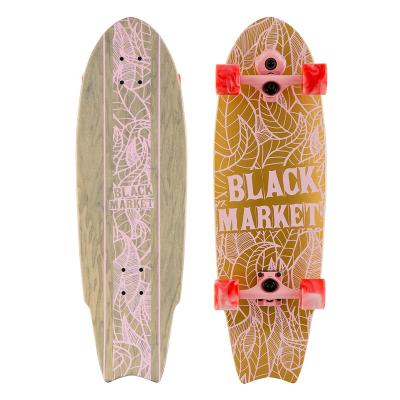 China Outdoor Activities Factory Price Kids Thickened Maple 7+1ply Surfboard Skateboard Skate Park for sale