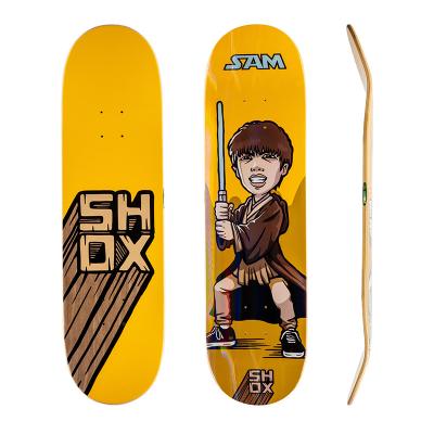 China Youth Skateboard Canadian Maple Wood Professional Cruiser Fish Skate Board Deck Complete Pro High Quality Aluminum Graphics Boards for sale