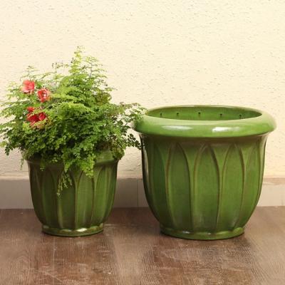 China Traditional Pots For Plants Flower Pots Large Ceramic Pots For Planting Trees Vase For Flowers for sale