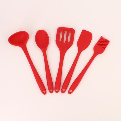 China Wholesale 5pcs Silicone Cream Butter Cake Scraper Pastry Spatulas Viable DIY Kitchen Utensil Set for sale