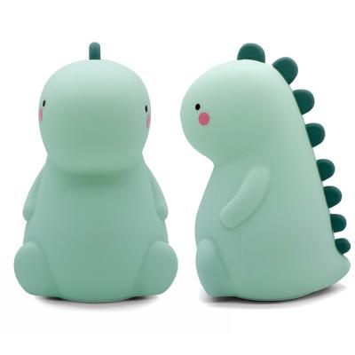 China Cute Silicone Night Light For Kids Dinosaur Led Night Light Dinosaur for sale