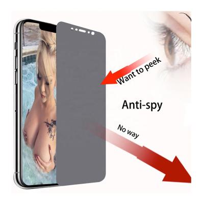 China 2021 Cell Phone Privacy TPU Spy Shine 3d 9h Anti Screen Protector Cover Mobile Film For Iphone X Xr Xs 11 12 Max for sale