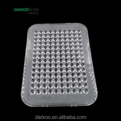 China High Bay Light Heat Resistance Rectangle Lens For High Bay Lighting for sale