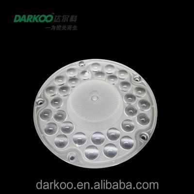 China 90 degree smd high bay light 160 diameter led high bay lens for industrial lighting for sale