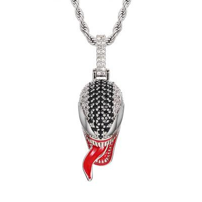 China Hiphop Venom Zircon Pendant Hip Hop Anime Pendant Pendants for sale