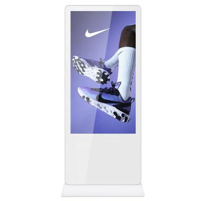 China Refee Indoor 43 Inch Interactive Advertising Display 4G Sim Card Airport Kiosk Freestanding Remote Control Metal TFT for sale