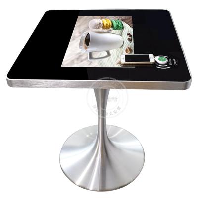 China Indoor Smart Coffee Table Kiosk LCD Interactive Touch Screen Table With Android OS for sale