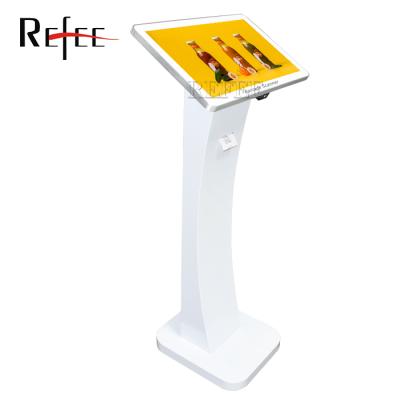 China Indoor 22 Inch 21.5 Inch Barcode Reader Scanner PDF417 Self Service Contact Ordering Kiosk Advertising Display Digital Signage With Printer for sale