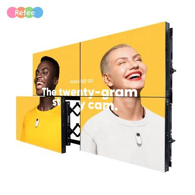 China SDK 4K Shown Ultra Narrow 3x3 Bezel 2x2 Screen Advertising TV Display Player Digital Signage LCD Video Wall for sale