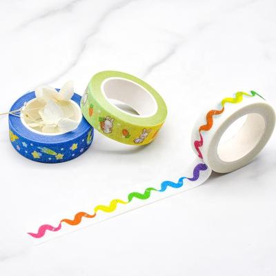 China Waterproof High Quality Custom Printed Happy Birthday Foil Make Washi Masking Tape for sale