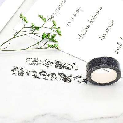 China Kawaii Scrapbook Candy Color Jumbo Roll Calendar Kenya Washi Waterproof Adhesive Tape for sale