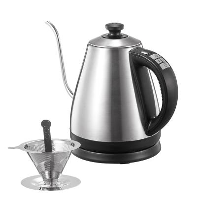 China 2021 Base 360 ​​Degree Portable Electric Kettle Digital Control Gooseneck Spout Coffee Teapot Intelligent Rotation Kettle Kitchen Appliances for sale