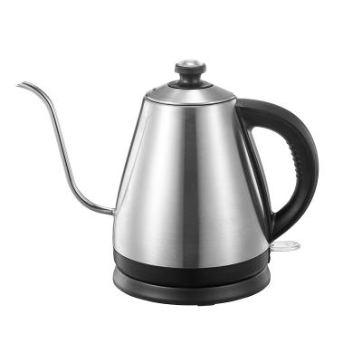 China Small Tea 360 Portable Kettle Coffee Maker Base 2021 Degree Appliances Rotation Electric Kettle Pot Gooseneck Stainless Steel for sale