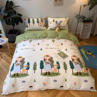 China Viable Cartoon Characters Printed 100% Cotton Bedding Sheet Fabric for sale