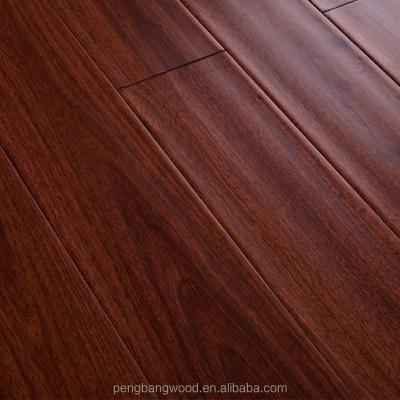 China The Commercia& 2018 Household Trends Foshan Handscraped Ovangkol Wood Engineered Flooring for sale