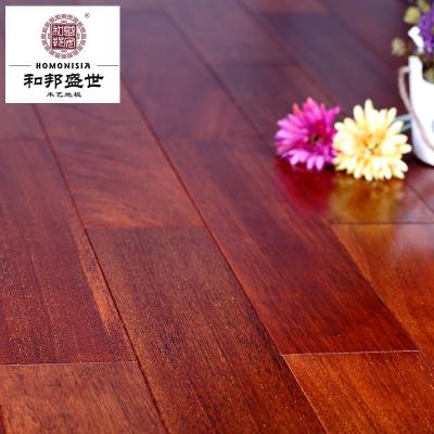 China shopping & household factory wholesale price 18mm merbau hardwood solid wood flooring for sale