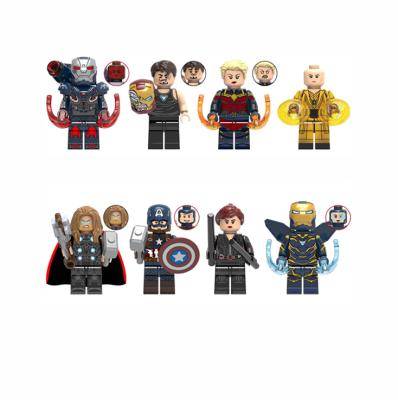 China Creative Heroes Thor Pepper Stark Figure Building Toy 8 Styles DIY Mini Marvel Avenge Super Legend Legos Blocks Toys for sale