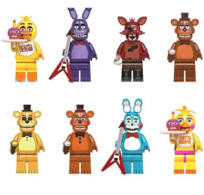 China The Construction Toy Nightmare Five Nights Freddy building block Chica Bonnie Foxy Toys Bricks Figures Gift for kids for sale